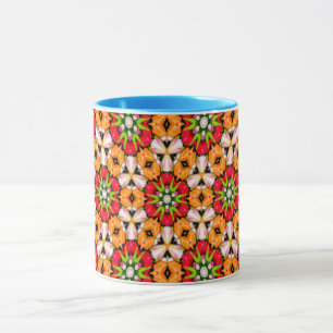 Mug Tulips Bouquet Motif