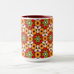Mug Tulips Bouquet Motif