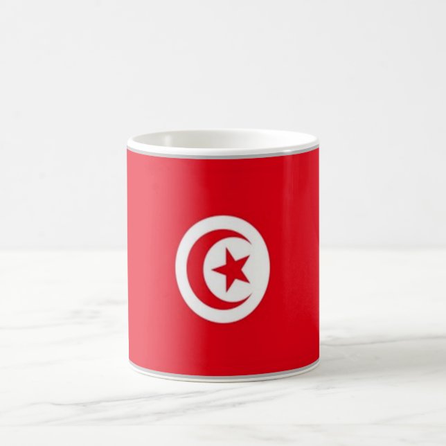 Mug Tunisie - Drapeau (Centre)