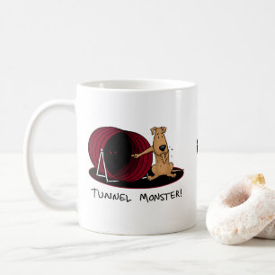 Mug Tunnel Monster - agilité effrayé chien nerveux drô