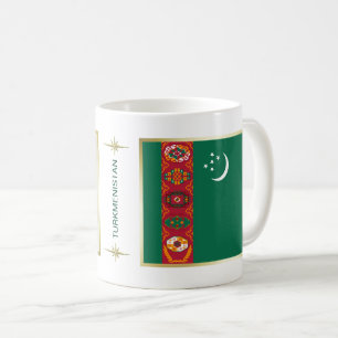Mug Turkmenistan Drapeau + Carte