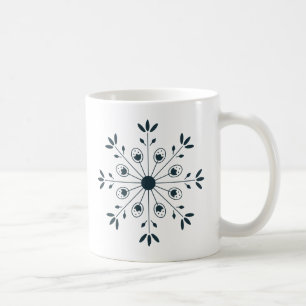 Mug Turquoise bleu moderne Noël scandinave Flèche de n