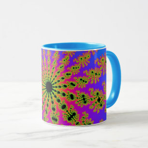Mug Turquoise et rose