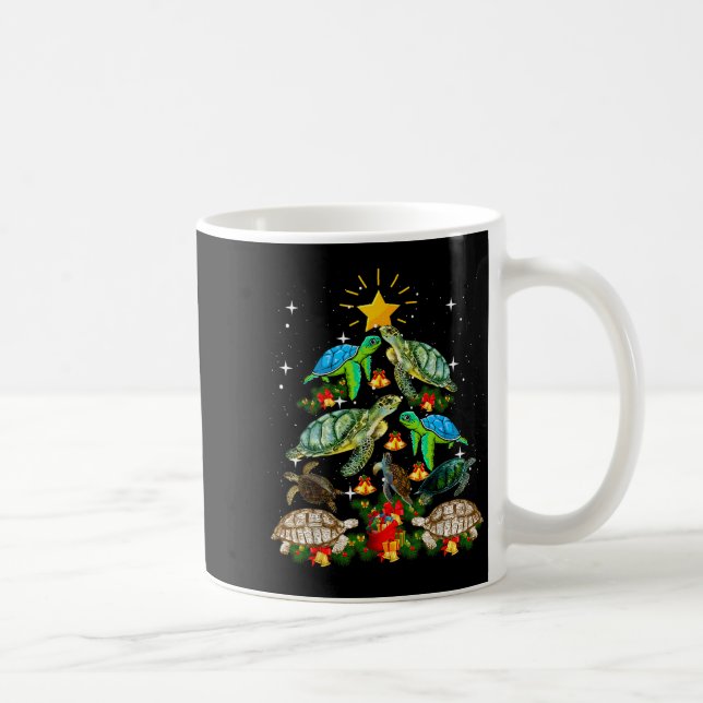 Mug Turtle Christmas Tree Shirt  (Droite)