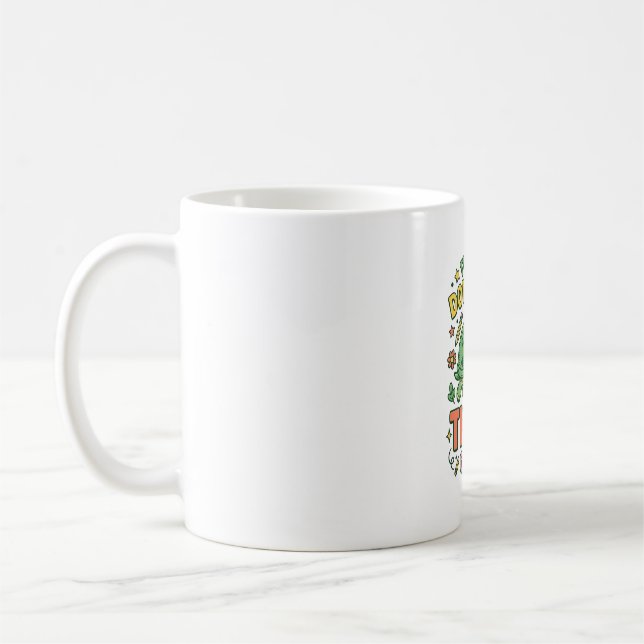 Mug Turtley Fait Avec T-Shirt De L'École De Tortue De  (Gauche)