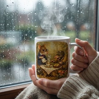 Mug Tux & Twitch Woodland Tea Time