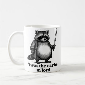 Mug TWAS The Carbs M'Lord Raccoon | Medieval Trash Pa