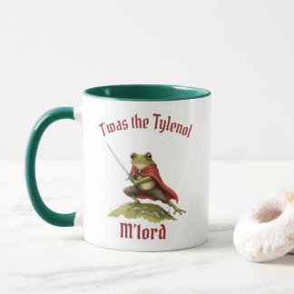 Mug T'was the Potion M'lord - Funny Frog Knight Meme