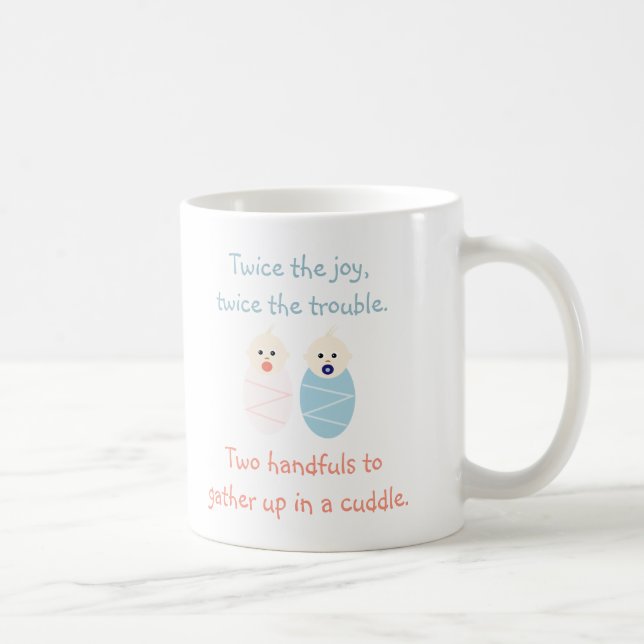 Mug Twins = Deux fois le Joy Cute Poem (Droite)