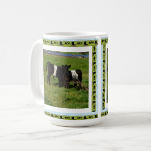 Mug Two Belted Galloway Calves Framed