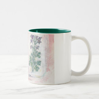 mug - two tone botanical print