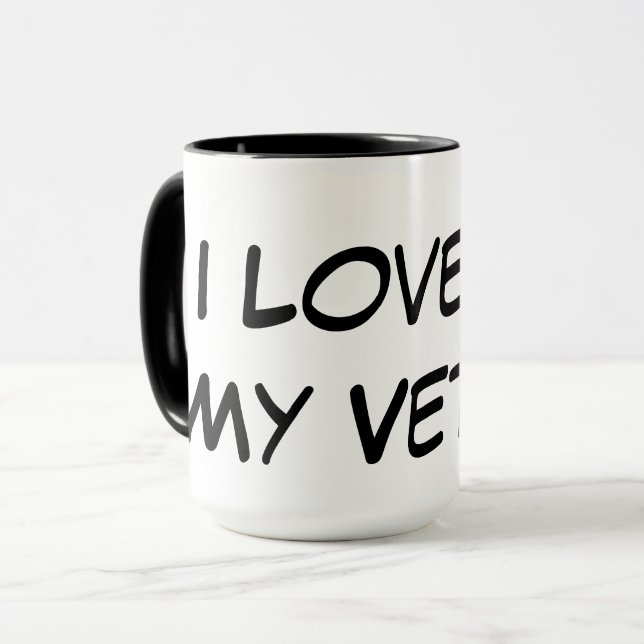 mug, two tone, special, text, black handle, inside mug (Front Left)