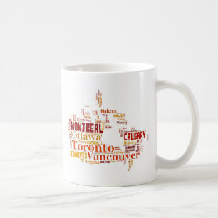Mug Type de mot "Canada"