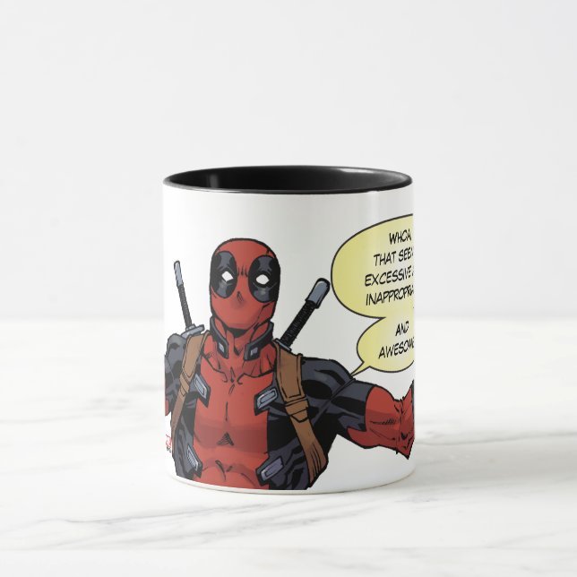 Mug Type Deadpool Pointing Character (Centre)