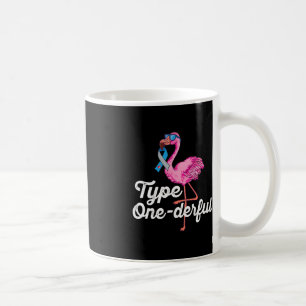Mug Type Flamingo mignon de type 1 Diabète Aware