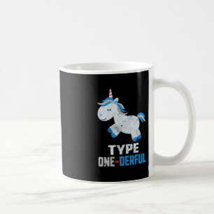 Mug Type Un Diabète Dérivé T1 Sensibilisation Unicorne