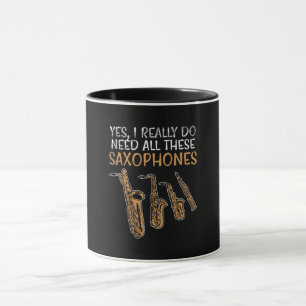 Mug Types de saxophone
