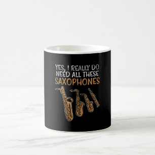 Mug Types de saxophone