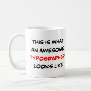 Mug typographe, génial