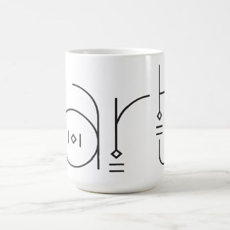 Mug Typographie artistique ART