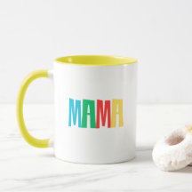 Typographie Colorée Minimaliste Maman