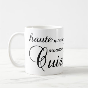 Mug Typographie de ~ de haute cuisine