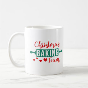 Mug Typographie de l'équipe de pâtisserie de Noël