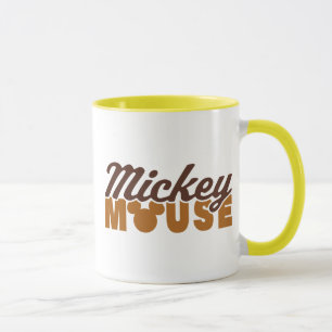 Mug Typographie du nom de Mickey Mouse icône