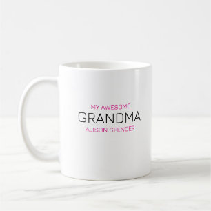 Mug Typographie, Ma Grand-Mère