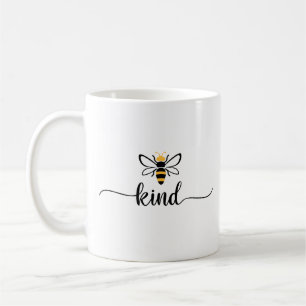 Mug Typographie minimaliste moderne d'abeille gentille