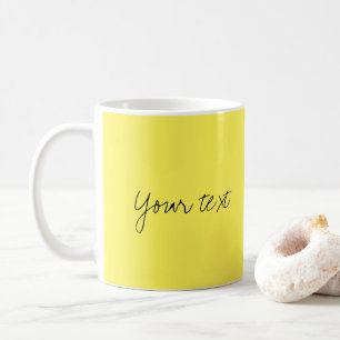 Mug Typographie personnalisée Texte ou nom Modern Cute