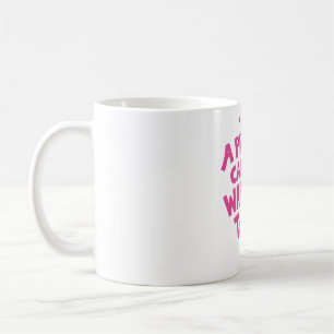 Mug Typographie Une princesse peut être aussi une guer