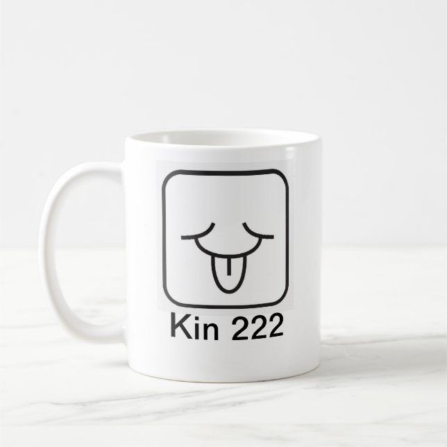 Mug Tzolkin Vento Branco Kin 222 (Gauche)