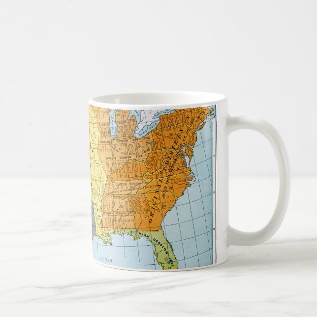 MUG U.S. CARTE, 1776-1884 (Droite)
