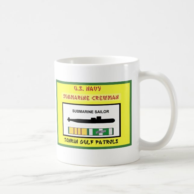 MUG U.S. MEMBRE D'ÉQUIPAGE DE SOUS-MARIN DU VIETNAM DE (Droite)