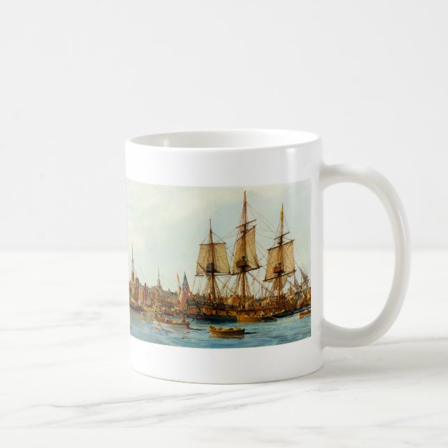 Mug U.S.S. Bateau de la Marine d'Alfred par Nowland (Droite)