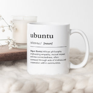 Mug Ubuntu Définition Je suis parce que nous sommes