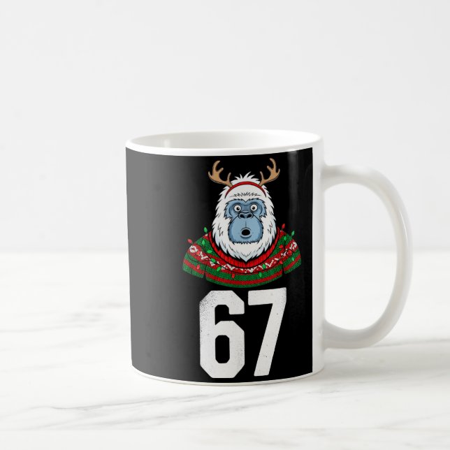 Mug Ugly Christmas Sweater Yeti Gorilla Reindeer 67  (Droite)