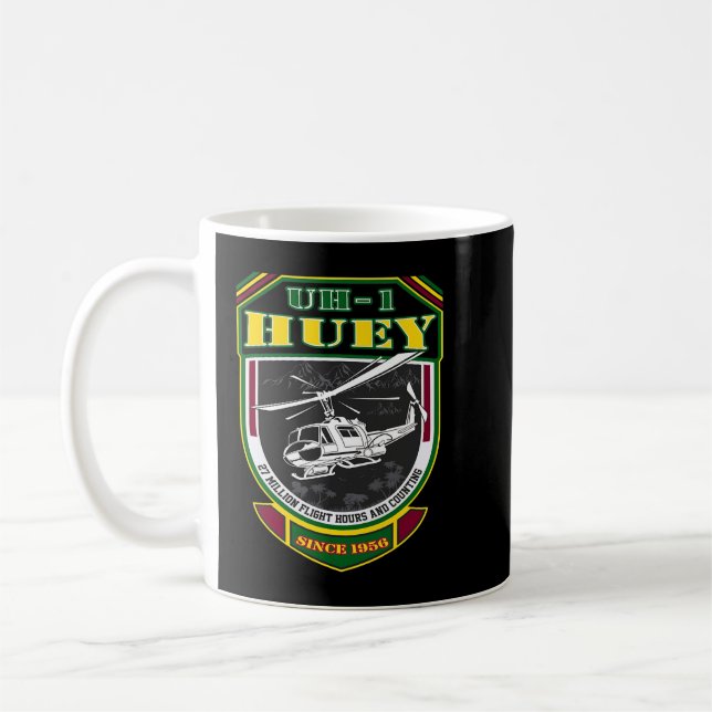 Mug UH1 Huey depuis 1956 Vietnam Veteran Pilot 334 (Gauche)