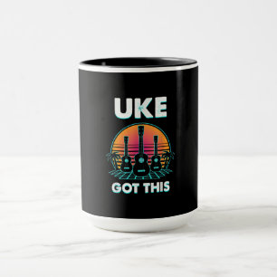 Mug Uke A Obtenu Ce Drôle Ukulele Player Guitare Music