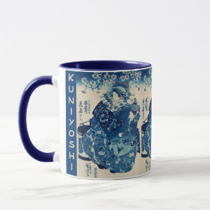 Mug Ukiyo-e japonais – Utagawa Kuniyoshi – Texte perso