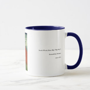 Mug Ukiyo-e South Wind Sky ou Fuji rouge de Hokusai