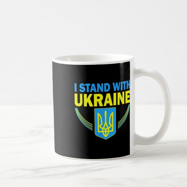 Mug Ukraine Flag I Stand With Ukraine Shirt Support Uk (Droite)