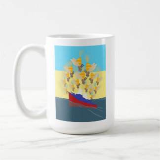 Mug Ukraine "jaune bleu" coloré