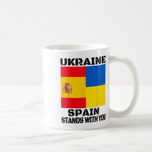Mug Ukraine l'Espagne est avec vous Soutien espagnol 1