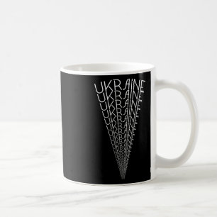 Mug Ukraine Projecteur Word Art - Cadeau Ukrainien Uni