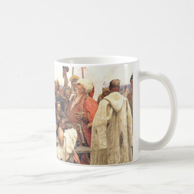 Mug Ukrainien Kozaky/Cosaques par Repin (Droite)