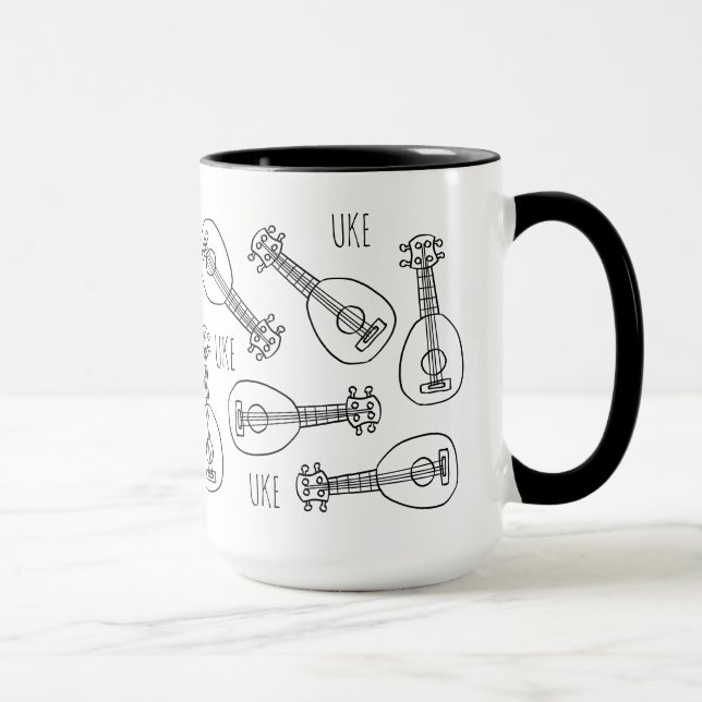 Mug Ukulélé Mignon (Droite)