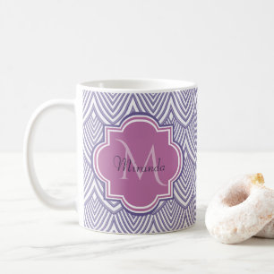 Mug Ultra Violet Arborescence pétoncles Nom du monogra