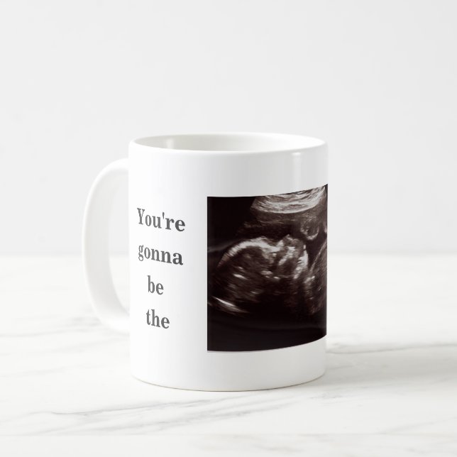 Mug Ultrasound Photo Père Va Être Meilleur Papa Jamais (Devant gauche)